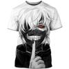 Tokyo Ghoul Ken Kaneki 3D печатная японская аниме модная мужская футболка повседневная футболка с принтом