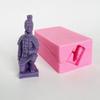 1шт терракотовые воины 3D силиконовая форма для мыла форма для изготовления свечей