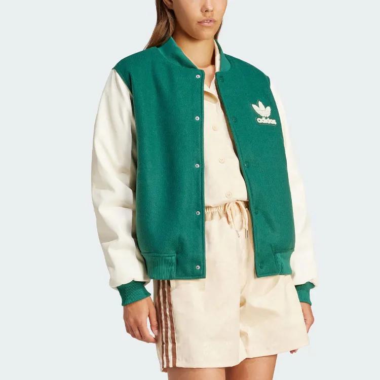 adidas Originals Vrct Графическая куртка Куртки Пальто Женская Лесной зеленый (унисекс) Жакеты