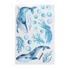 Children's Room Blue Jellyfish Nightlight Decal Sea Animal Wallpaper Glow Stickers Luminous Sticker