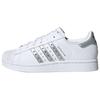 Originals Superstar 2 Leather Versatile Comfortable Durable Low-Top Skate Shoes Women Sneakers White JR4505