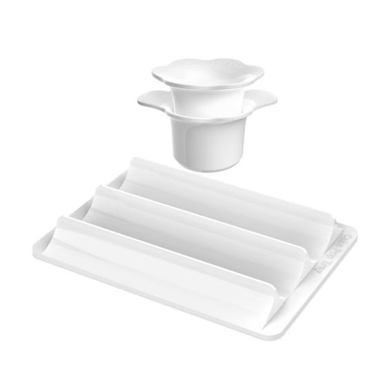 Набор форм для кейк-попсов в виде круга, круглый резак для печенья 1,75 дюйма с базовым поддоном, пластиковая форма для пирожных, батончиков, трюфелей, десертов