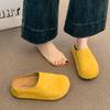 Height-increasing Thick-soled Shoes Half-slippers Spring and Summer Wearing Lazy Shoes On One Foot