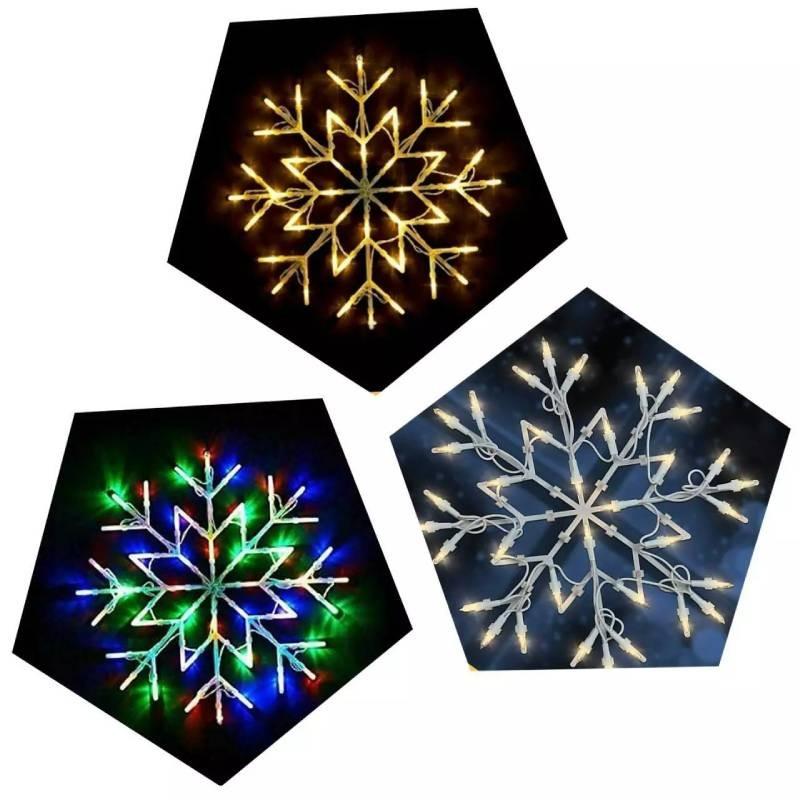 Снежинка Окно Светодиодная Гирлянда Подсветка Дом Вечеринка Рождество Рождественское Украшение Звезда