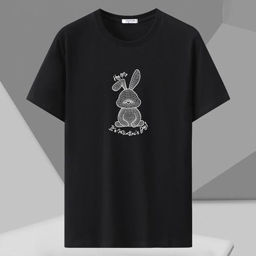 Plus Size Tee 12XL Men Cotton Casual Short Sleeve O Neck Tee Breathable Comfort Fit