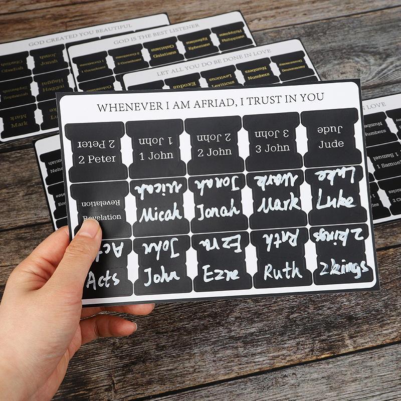 Библейские вкладки, 75 штук, красочные, ламинированные библейские вкладки для женщин и мужчин, библейские вкладки для учебной Библии, индексные вкладки для Библии, вкладки для книг Библии