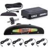 Rear View Monitors/Cams & Kits 4 Parking Sensors Led Display Car Reverse Radar System Alarm Kit Black