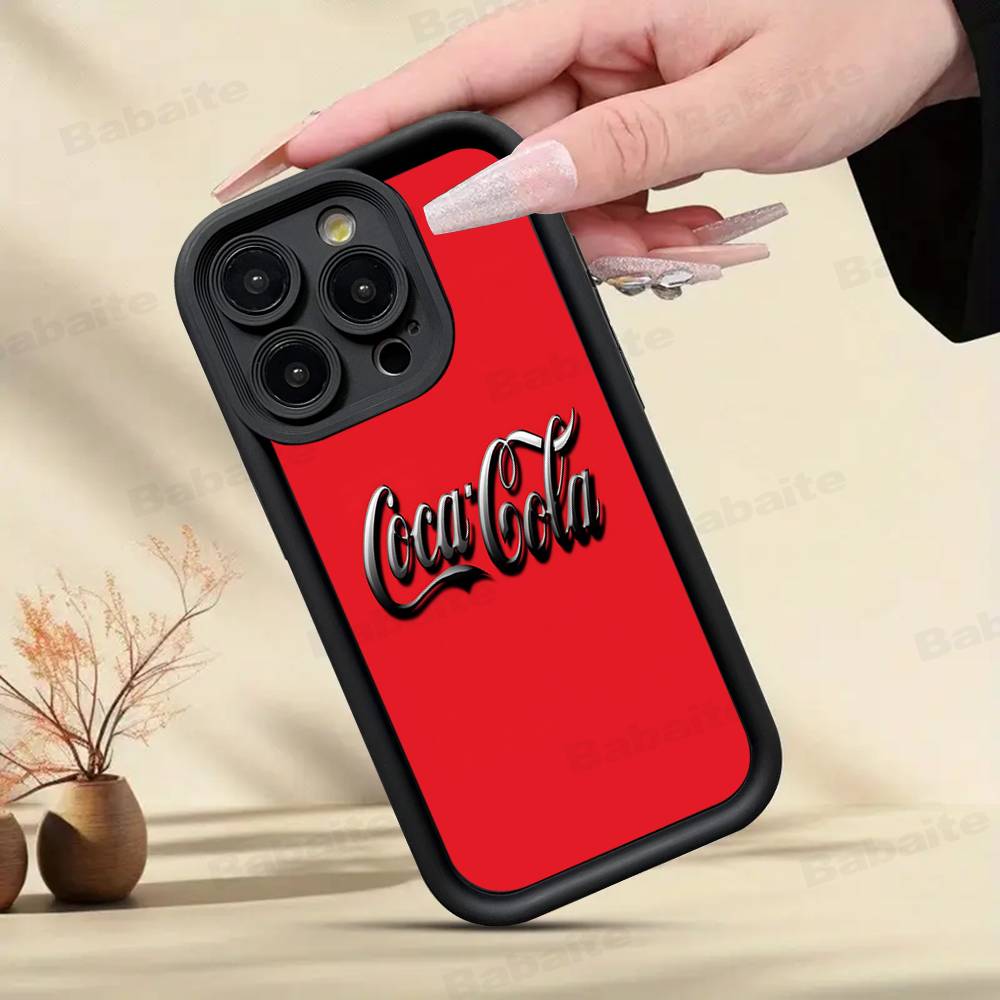 Горячий C-Coca Напитки C-Cola Чехол для телефона Для Iphone 17 16 15 14 13 11 12 Pro Max Plus Защитная задняя крышка
