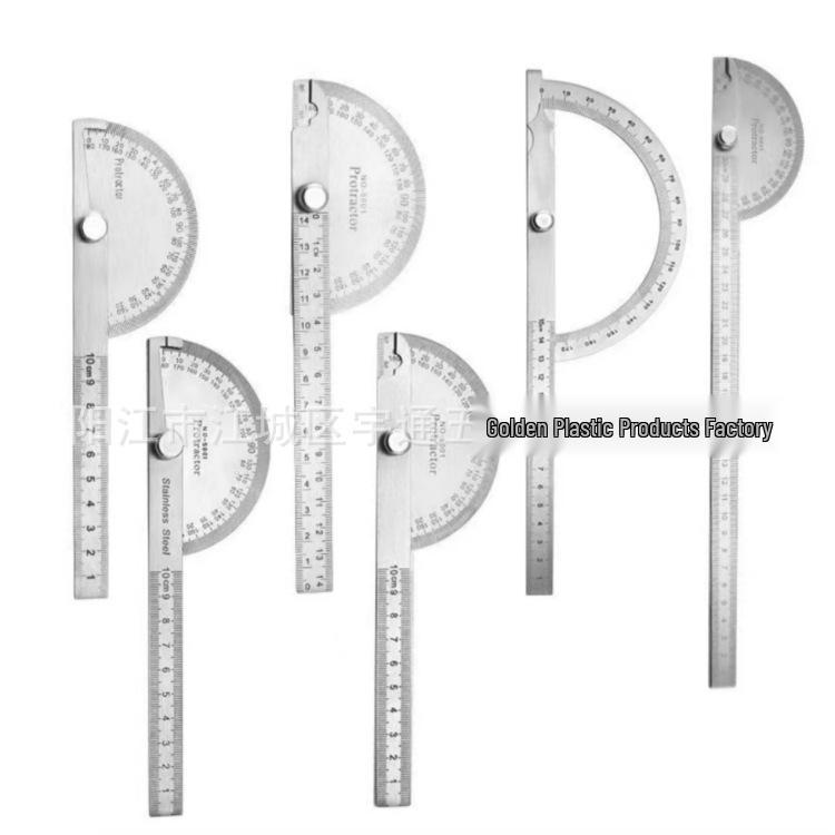 150mm Stainless Steel 180° Hollow Angle Ruler