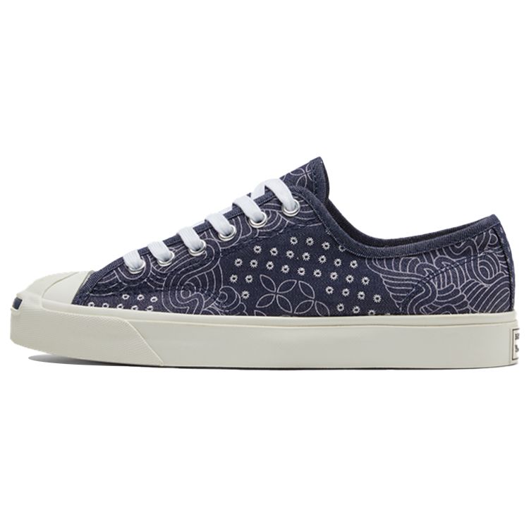 Converse Jack Purcell Hybrid Low World Denim — Кроссовки унисекс Midnight Navy Blue White 171949C