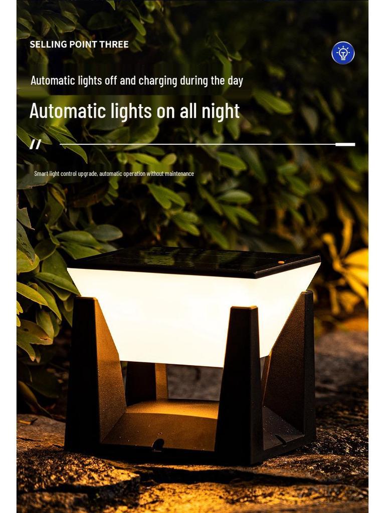 Солнечный уличный светильник для сада и двора: Фара, Настенный светильник, Настольная лампа