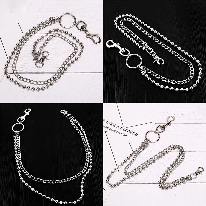 Панк Женщины Мужчины Цепочка Брелок Рок Брюки Брюки Жан Хип-Хоп Декор Подарок