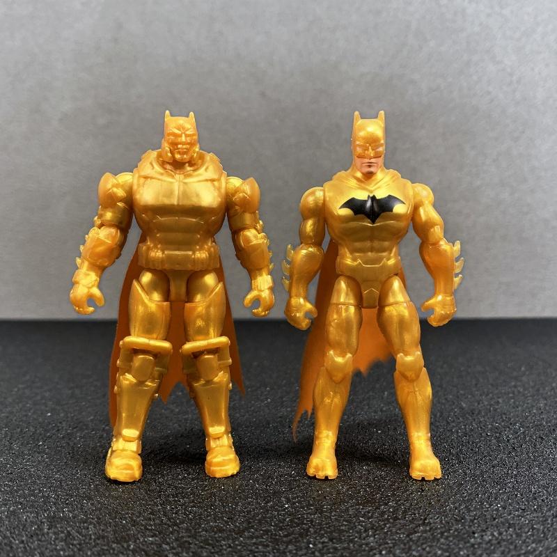 Justice League Batman Action Figure Original 10cm Mini PVC Collection Model Toy Multi Joint Figurine Decoration Boy Fans Gift