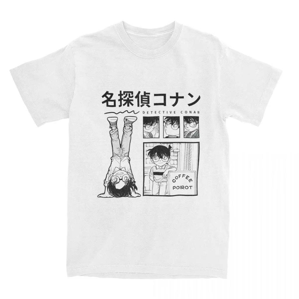 Detective Conan Anime T-Shirt Unisex Graphic Gothic Style Women's Clothing Animation Theme Gothic Detective Conan T-Shirt