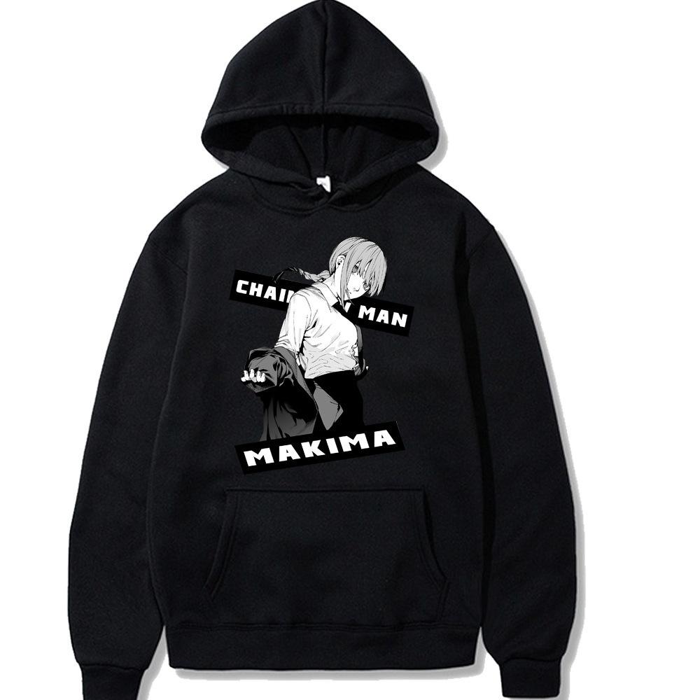 Chaaw Man Chainsaw Man Print Hooded Sweatshirt Men Hoodie Women
