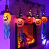Halloween Pumpkin Ghost Decoration Scene Arrangement, Pumpkin Lantern Emit Light Accessories, Outdoor Decoration Light
