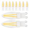 10Pcs G9 LED Bulb 3W Warm White Light Lamp Bi Pin Base Bulb Chandelier Lighting Accessories AC110V