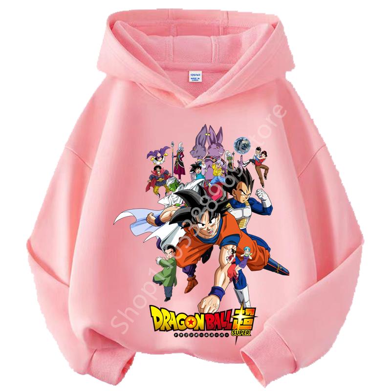 Худи для детей Dragon Ball Chibi Characters Размеры 100-160 Возраст 3-12 лет Мальчики Повседневная Спортивная Детская Толстовка