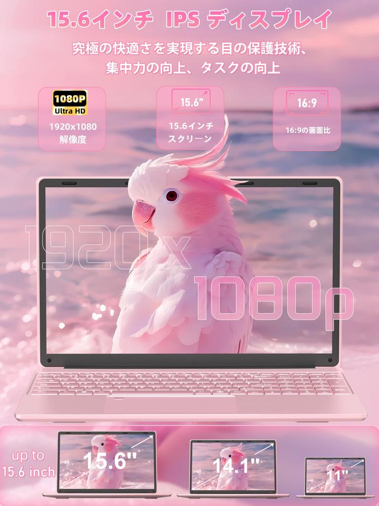 Ноутбук Офисный ЖК-дисплей IPS DDR4 512 ГБ Ноутбук Процессор 11-го поколения N5095 Японская клавиатура Пленка в комплекте Ноутбук [MS 2019] [Win 11Pro] 15,6-дюймовый 19201080