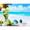Diy Diamond Painting 5d Seaside Landscape Full Round Drill Diamond Вышивка крестом Starfish Handcraft Wall