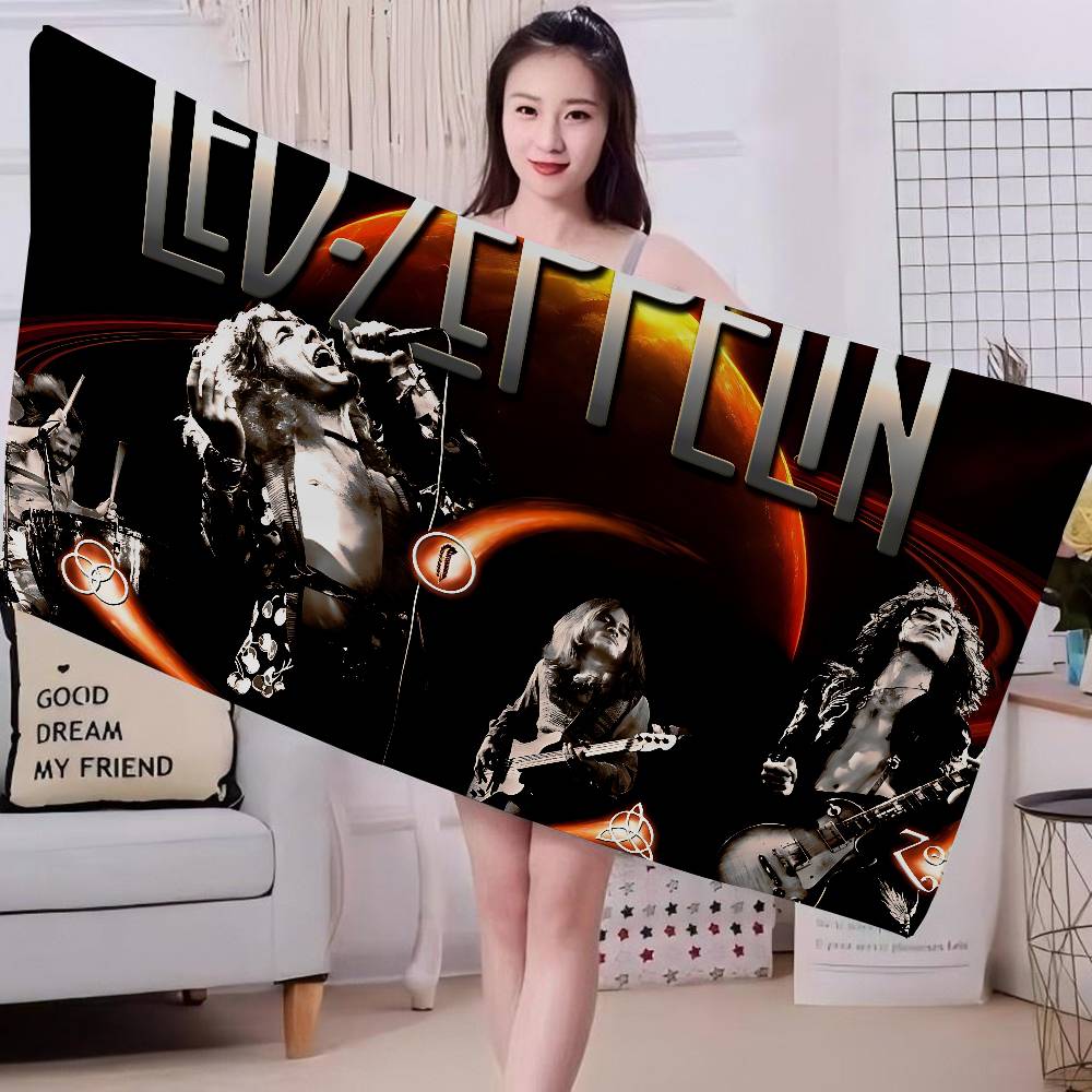 Vintage Band L-Led Z-Zeppelin Microfiber Beach Towel Absorbent Quick dry Soft Yoga Swimming Resort Mountain Climbing Towel