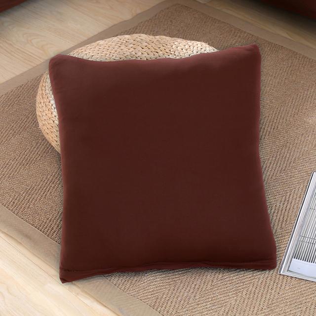 Эластичная эластичная подушка с однотонным принтом Cojines Decorativos Para Sofa Capa De Almofada Coussin De Salon Housse De Cous