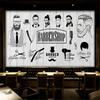 Фотообои ТВ Фон Парикмахерская Фон Современная Фреска Для Гостиной Домашний Декор Настенная Фреска