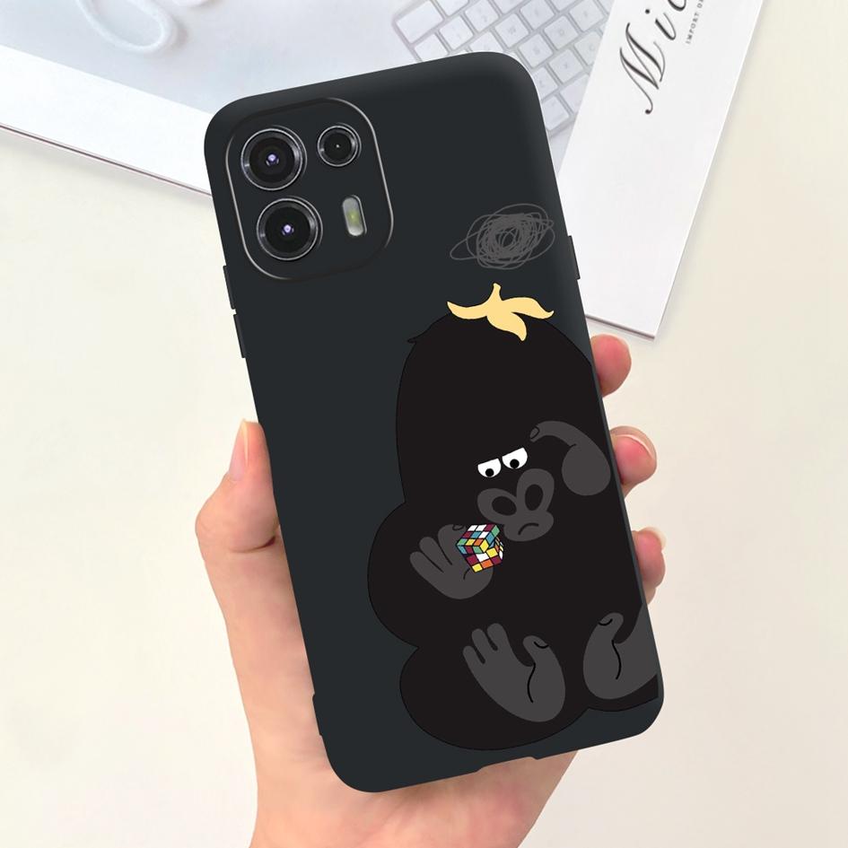Чехол для Moto Edge 20 Lite XT2139-1 Funda Модный Расписной Черный Мягкий Силиконовый Защитный Чехол Для Motorola Edge 20 Fusion Coque