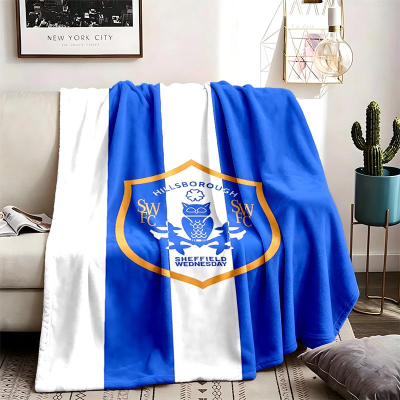 Sheffield Wednesday Football Club Theme Blanket Suitable For Beds Sofas And Camping Perfect For Both Men And Women Comfortable Bedding All Year Round