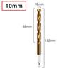 Quality 1.5mm-10.0mm Steel Titanium Coated Hexagonal Handle High Speed Drill Bit Set Twist Drill