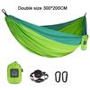 Portable Nylon Parachute Fabric Single and Double Size Outdoor Camping Hiking Garden Hammock