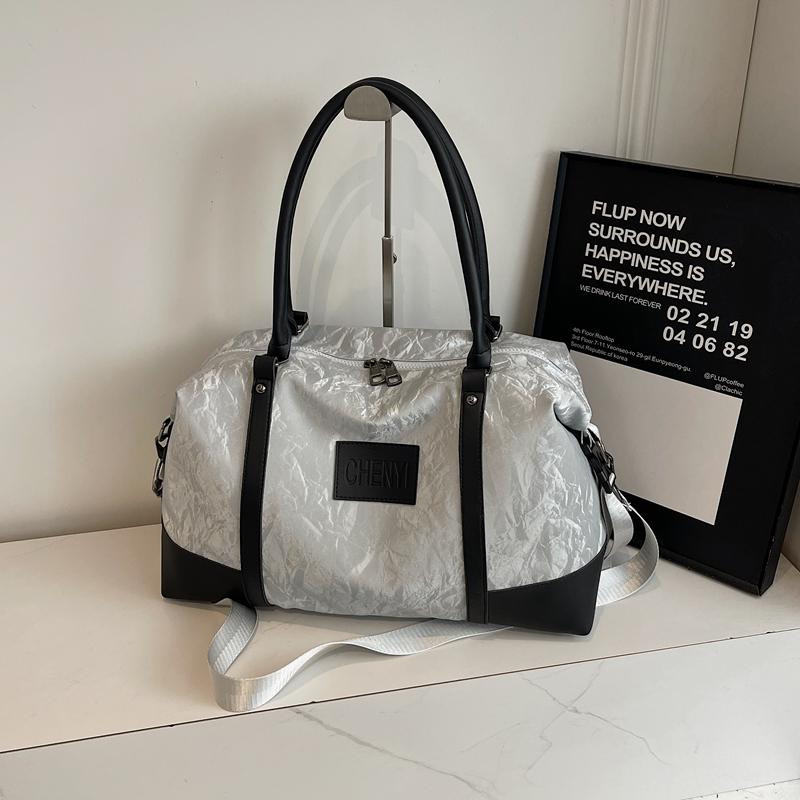 Сумка для ручной клади, женская дорожная сумка на короткие расстояния, большая вместимость, сумка для фитнеса через плечо, сумка для хранения