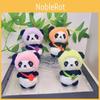 Panda Plush Huggable Keychain With Short Plush Material Ideal For Cute Couple Souvenirs