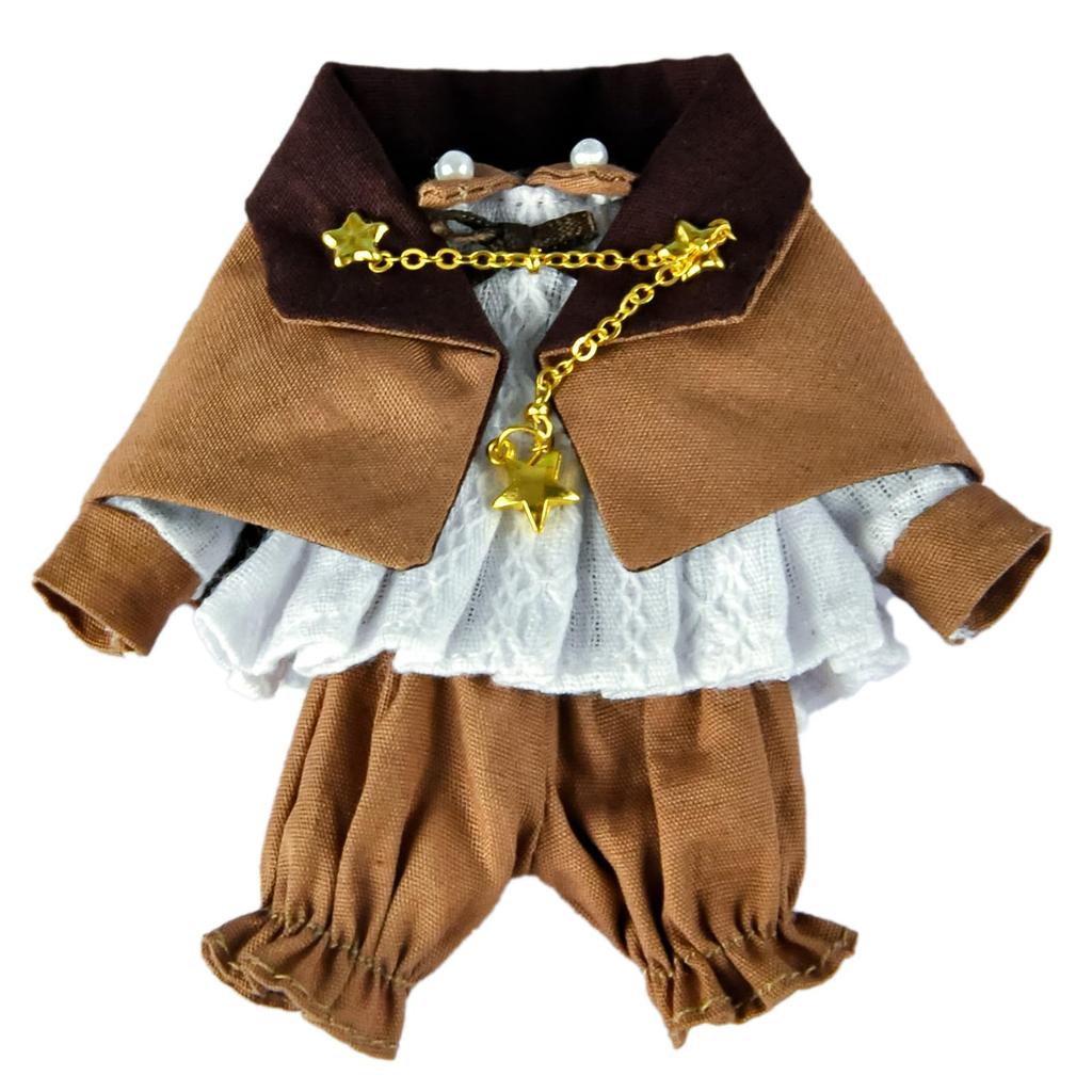 Кукла YMY BJD OB11 Наряд Трехкомпонентный Плащ GSC P9 Винтажный Преппи Костюм Масштаб 1/12 Одежда для Фигурки Рождественский Новогодний Подарок