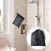 Toiletry Bag with Hanging Drawstring And Suction Cup Anti-slip See-through Mesh Zipper Closure Large Capacity Portable Shower Bag Tote Toiletries