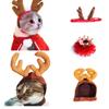 Home Decoration Scarf Puppy Halloween Pet Costume Christmas Hat Santa Winter Cosplay Dog Cat Supply