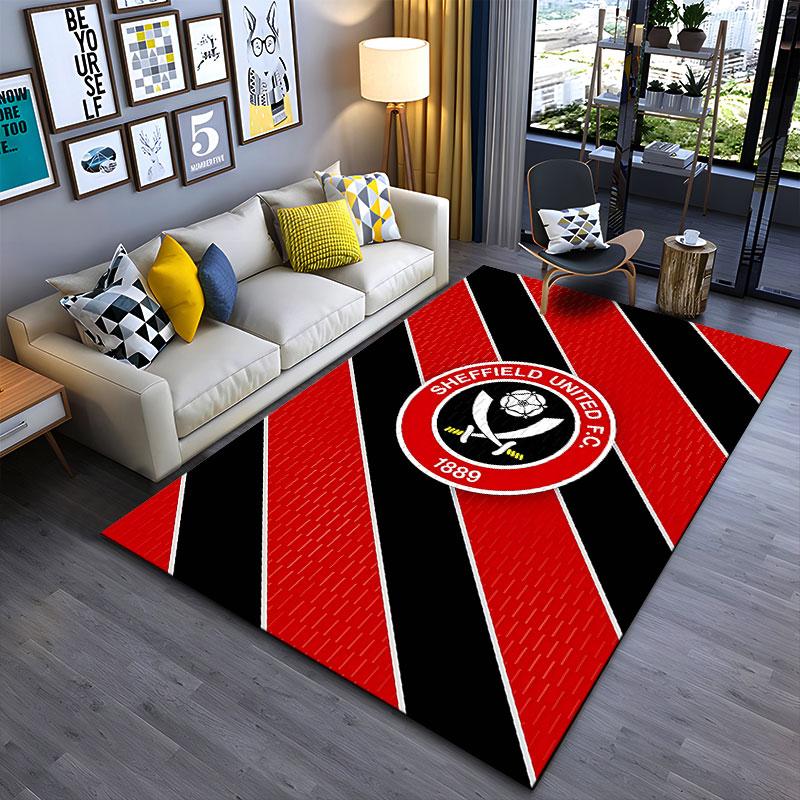 Sheffield United Logo Carpet suitable as a non-slip mat for the living room or bedroom sofa