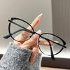 European and American Glasses, Metal Cat Eyes, Color Changing, Anti Blue Light, Fashionable and Versatile Trendy Glasses