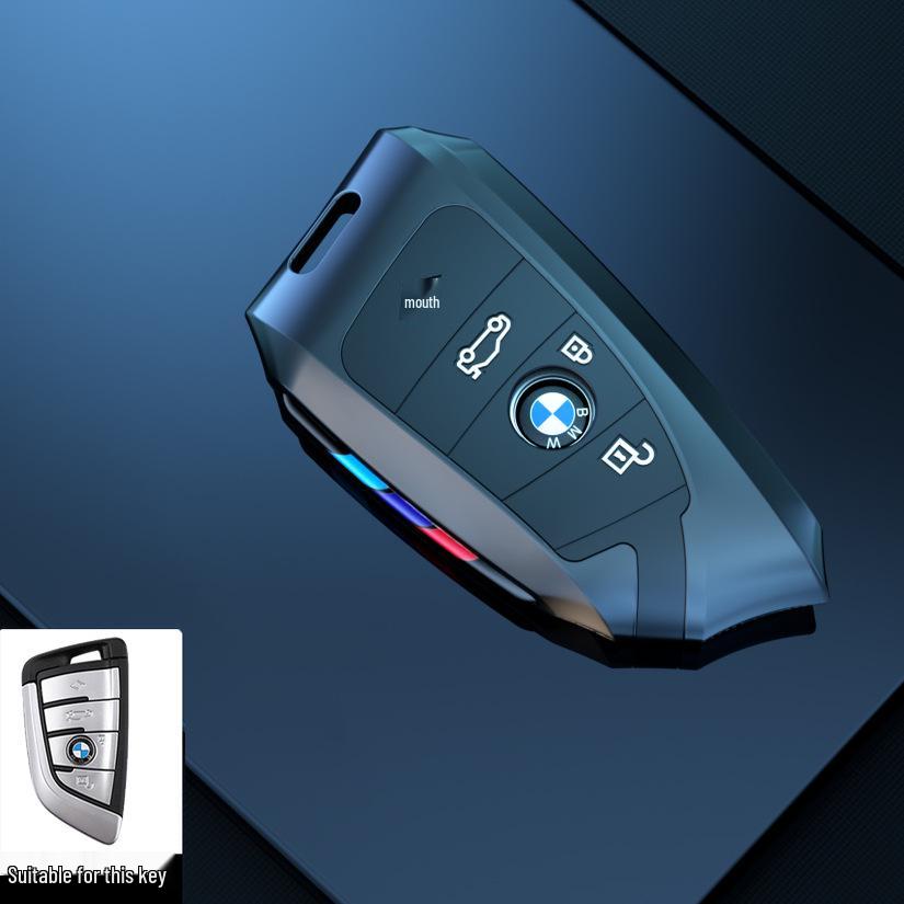 Чехол для ключа BMW: Подходит для 26 моделей, включая 5 Серию, X5, X1, 525, X3, X7 и 3 Серию.