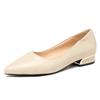 Women Dress Shoes Square Toe Boat Shoes Low Heels Pumps Slip On Ladies Shoes Plus Size 41 White Wedding Shoe  Mujer