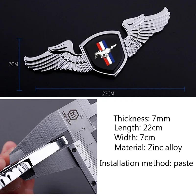 Car Front Hood Emblem Sticker Badge for Ford Mustang Shelby Mustang Kuga Mondeo Explorer Ecosport Galaxy Transit Focus 2 Ranger
