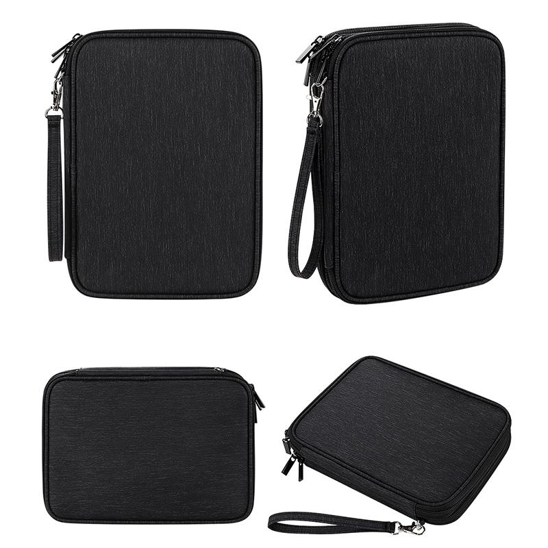 Waterproof Cable Storage Bag Digital Electronic Organizer Portable USB Data Charger Plug Travel Pouch for Mouse Tablet PC iPad Sleeve Case