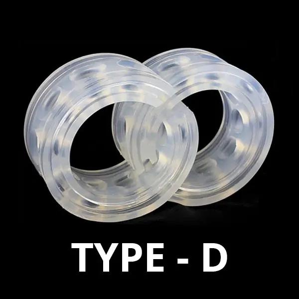 2PCS Buffers Shock Absorber For Car A/B/C/D/E Type Springs Autobuffers Rubber Spring Bumper Car Buffer suspension Exterior Parts