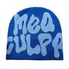 Hight Quality Trendy Hip-Hop Letter Printed Beanie Cap For Men Women Korean Style  All-Match Caps Autumn Winter Warm Hats