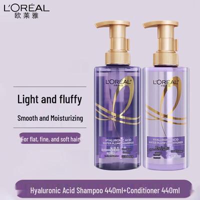 Набор L'Oreal для ухода за волосами с гиалуроновой кислотой, контролем жирности и объемом