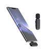 Wireless Lavalier Microphone 1TX+1RX with Charging Case - Noise Cancellation  Display Clip-on Mic for YouTube/TikTok/Streaming 
