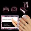 120pcs Full Cover False Tips Acrylic Poly Nail Gel Molds New Toe Nail Mold  For Extension