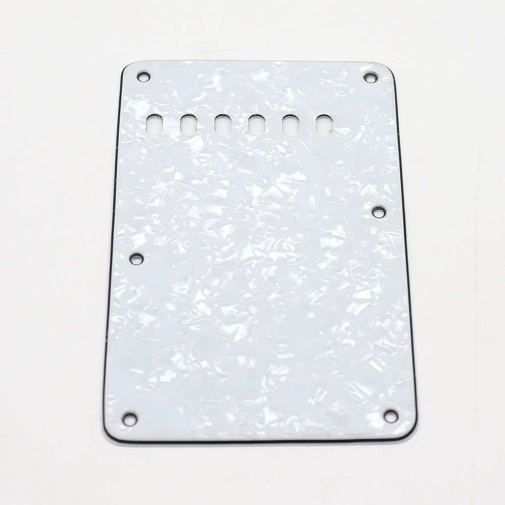 6 Hole Pvc Guitar Back Plate Pickguard Tremolo Backplate For St Modern   Style Electric Guitar Special Offer