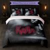 Korn Print 3Pcs Bedding Set Duvet Cover With Two Pillowcases Soft Bed Linen For Household Bedroom