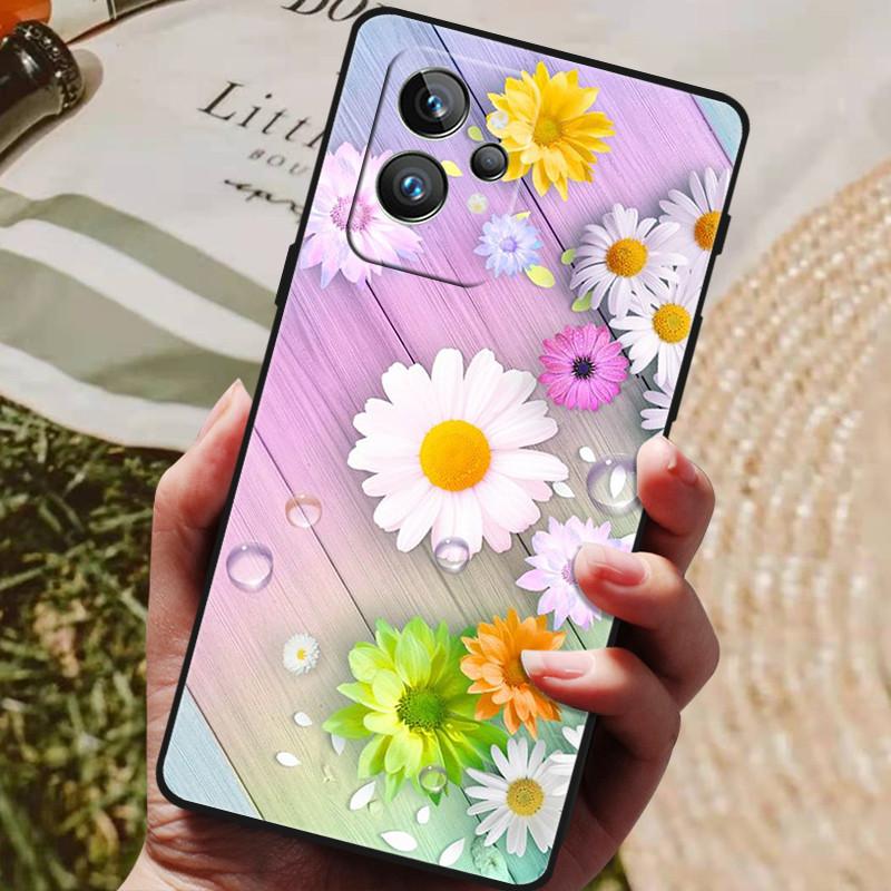 Чехол для Realme GT2 Pro 5G ТПУ Черный Бампер Силиконовый Защитный Funda для Realme GT 2 Pro Чехол для Телефона GT2 Pro 2PRO 2022 Capas